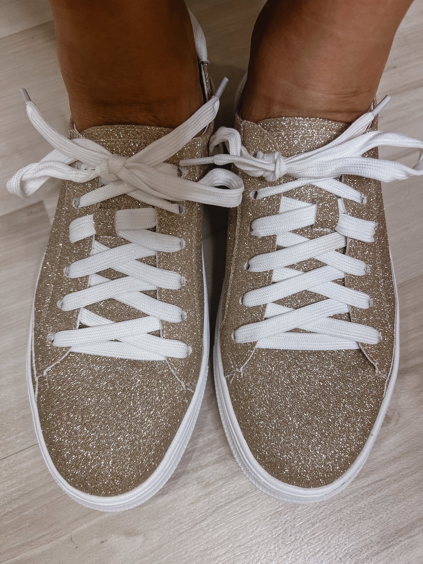 (8)Corky’s Sparkle Sneakers