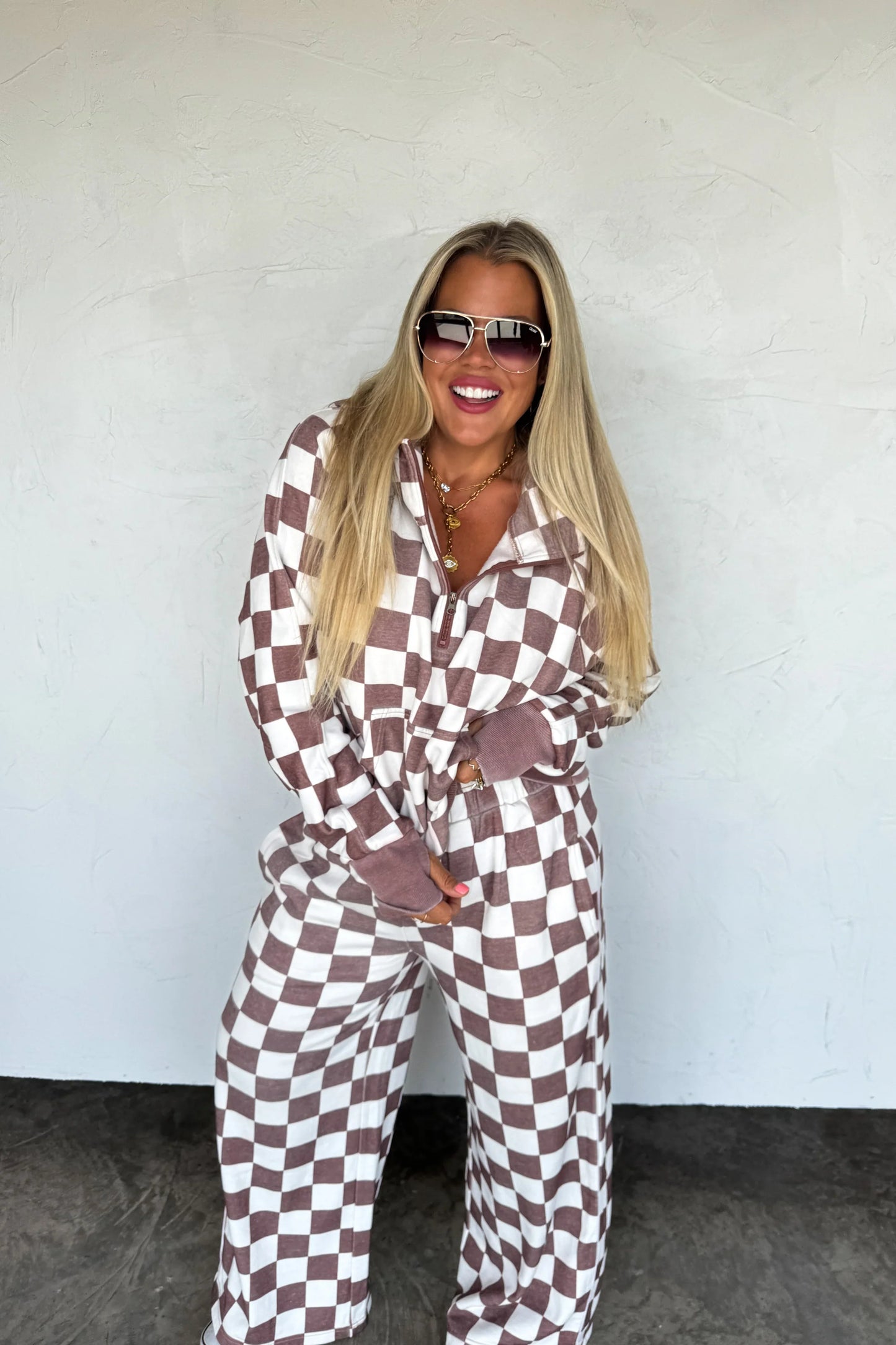 Drift Away Wide Leg Joggers & Pullover Set