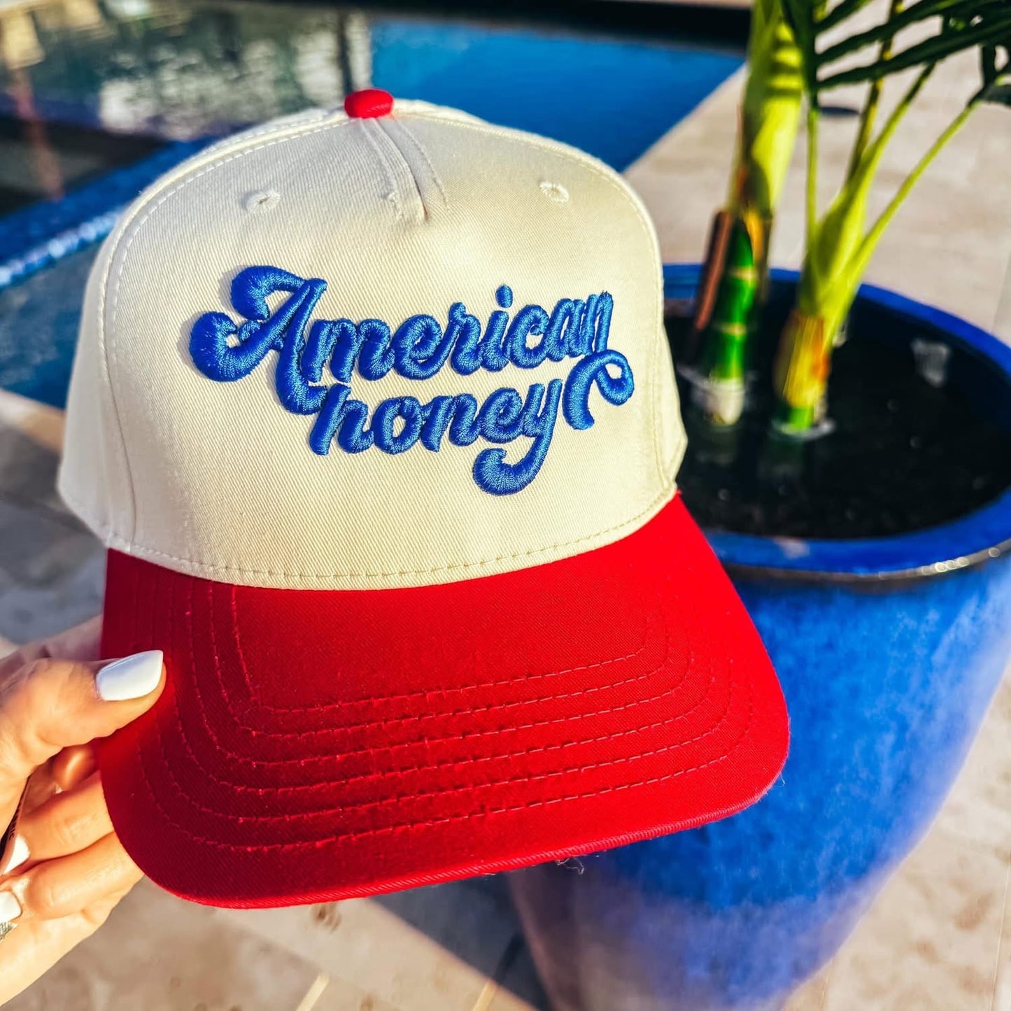 American Honey Puff Trucker Hat