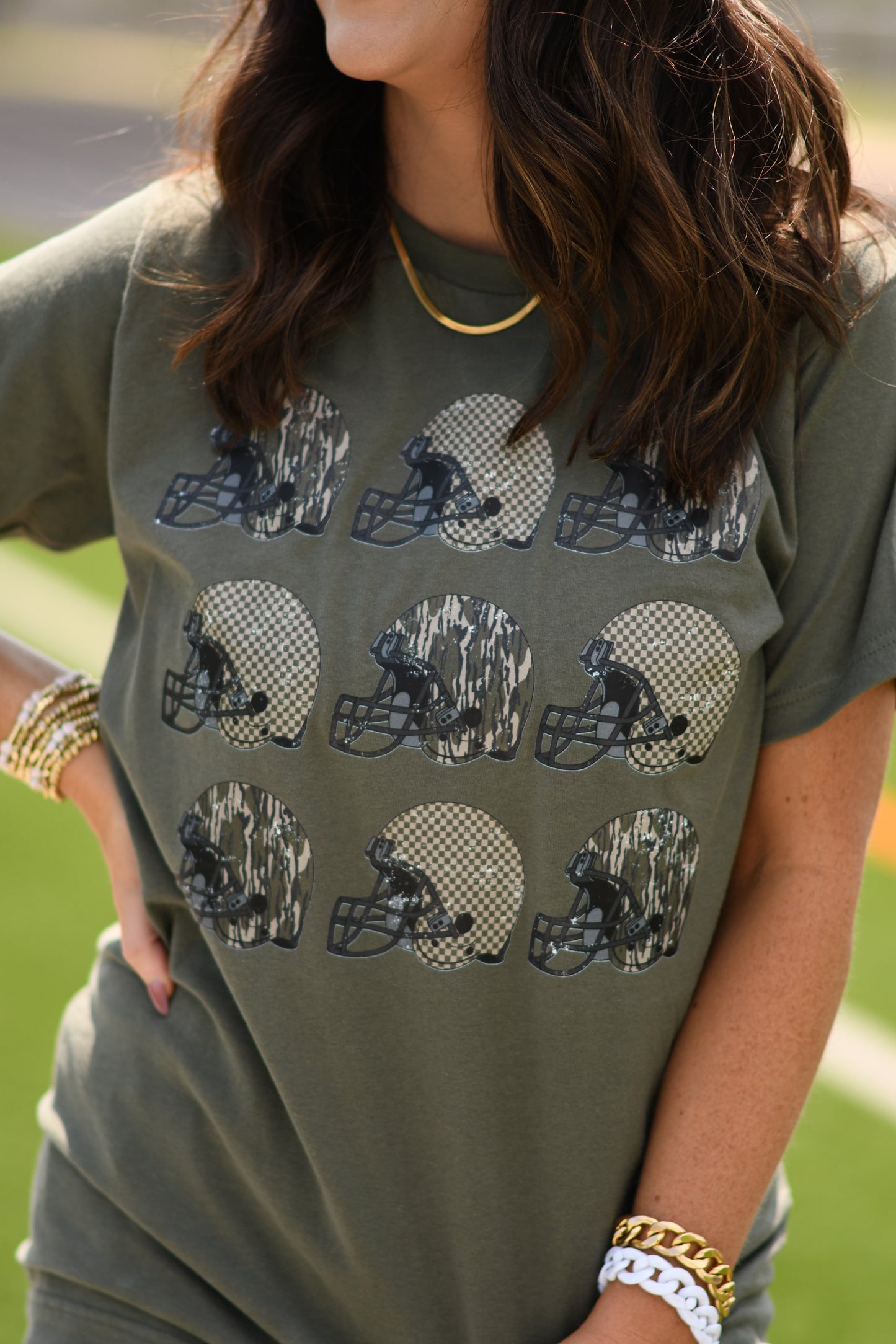 Camo Helmets Tee