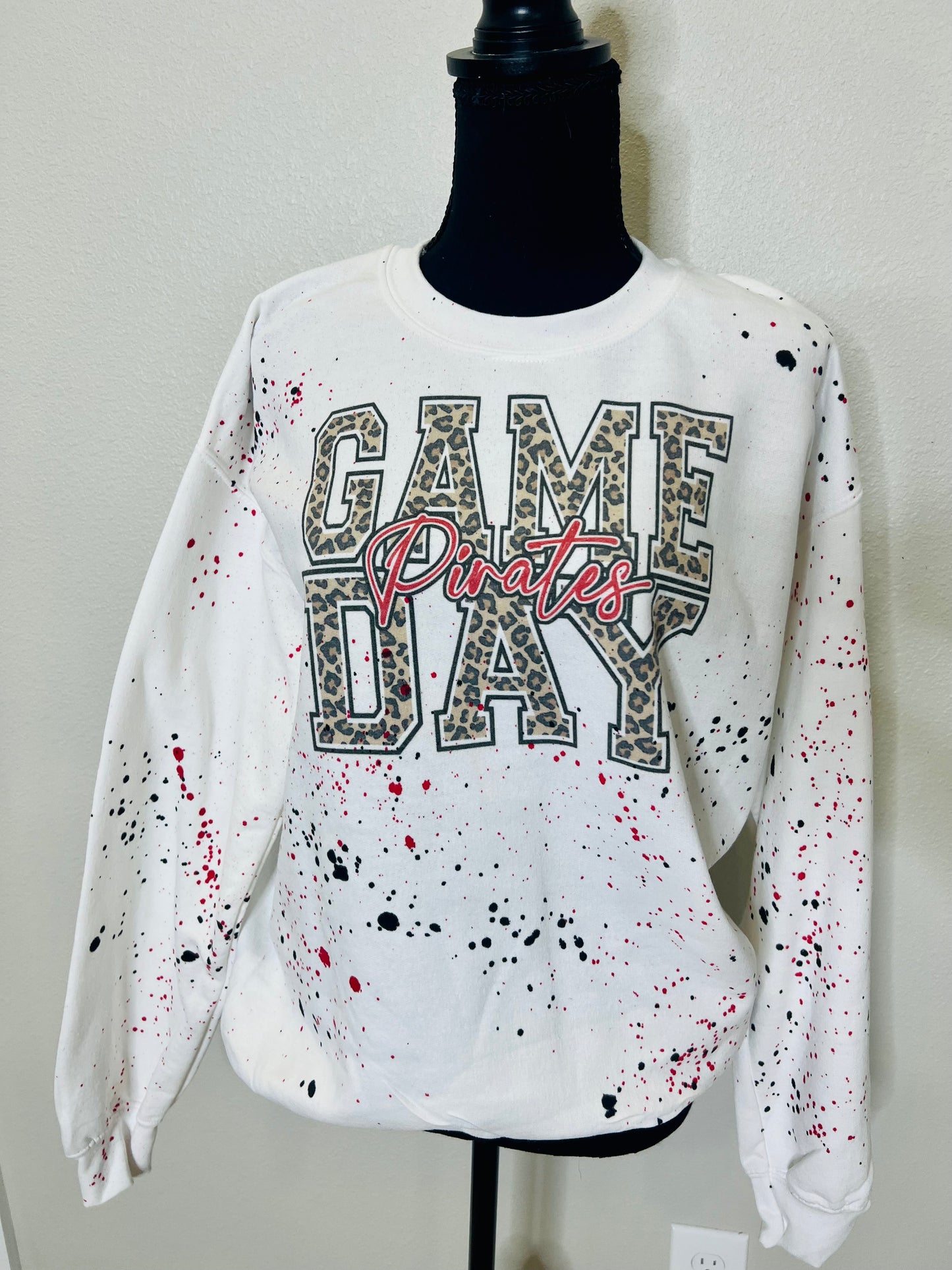 (M) Pirates Splatter Sweatshirt