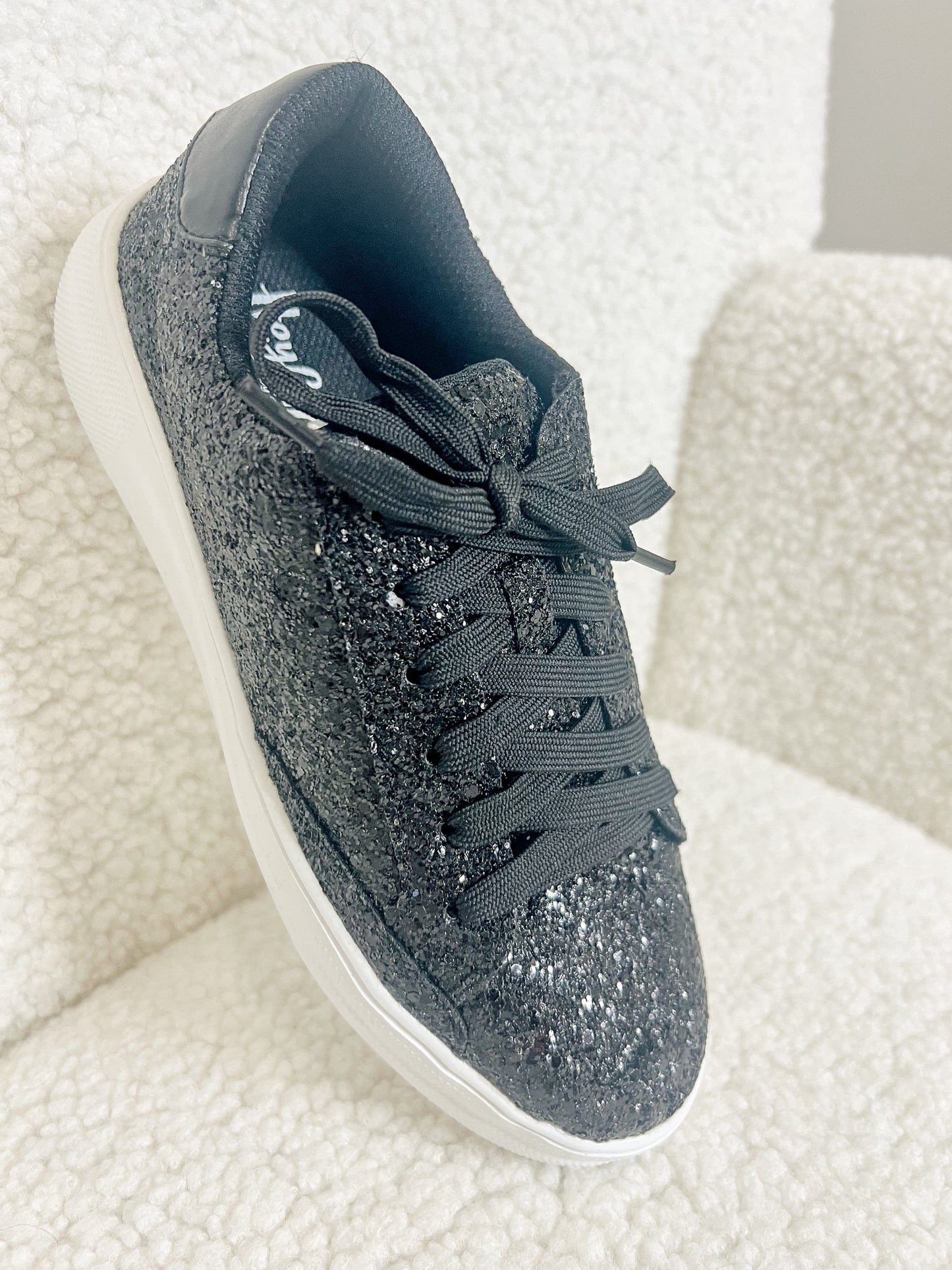 (8) Corky’s Sparkle Sneakers (Black)