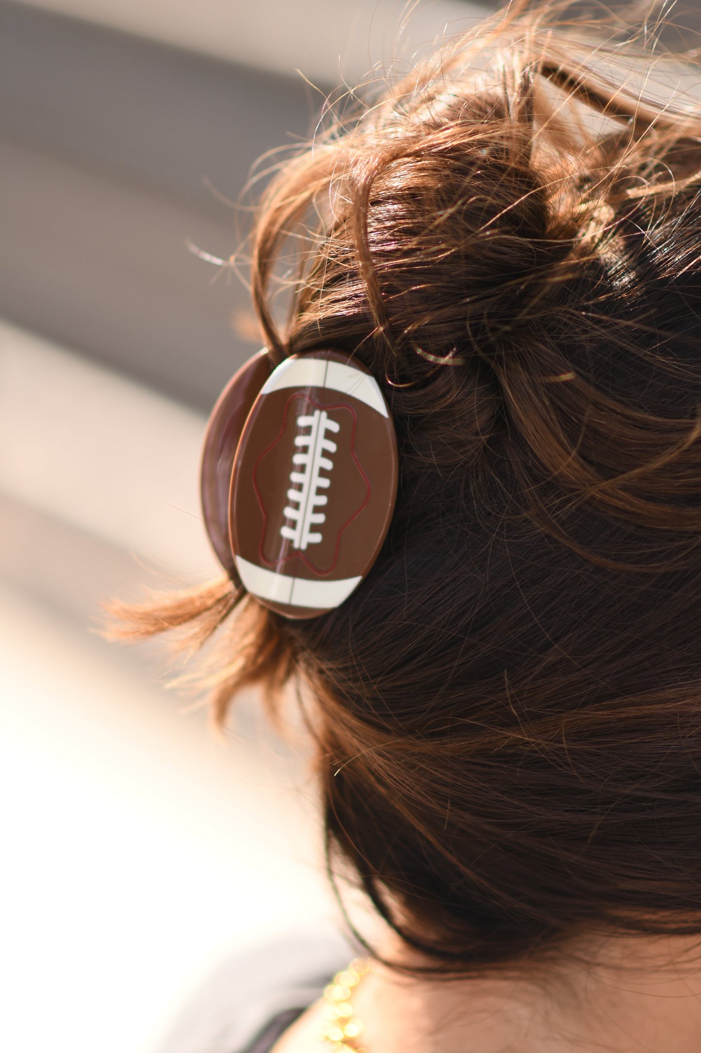 *RTS* Football Hair Clips