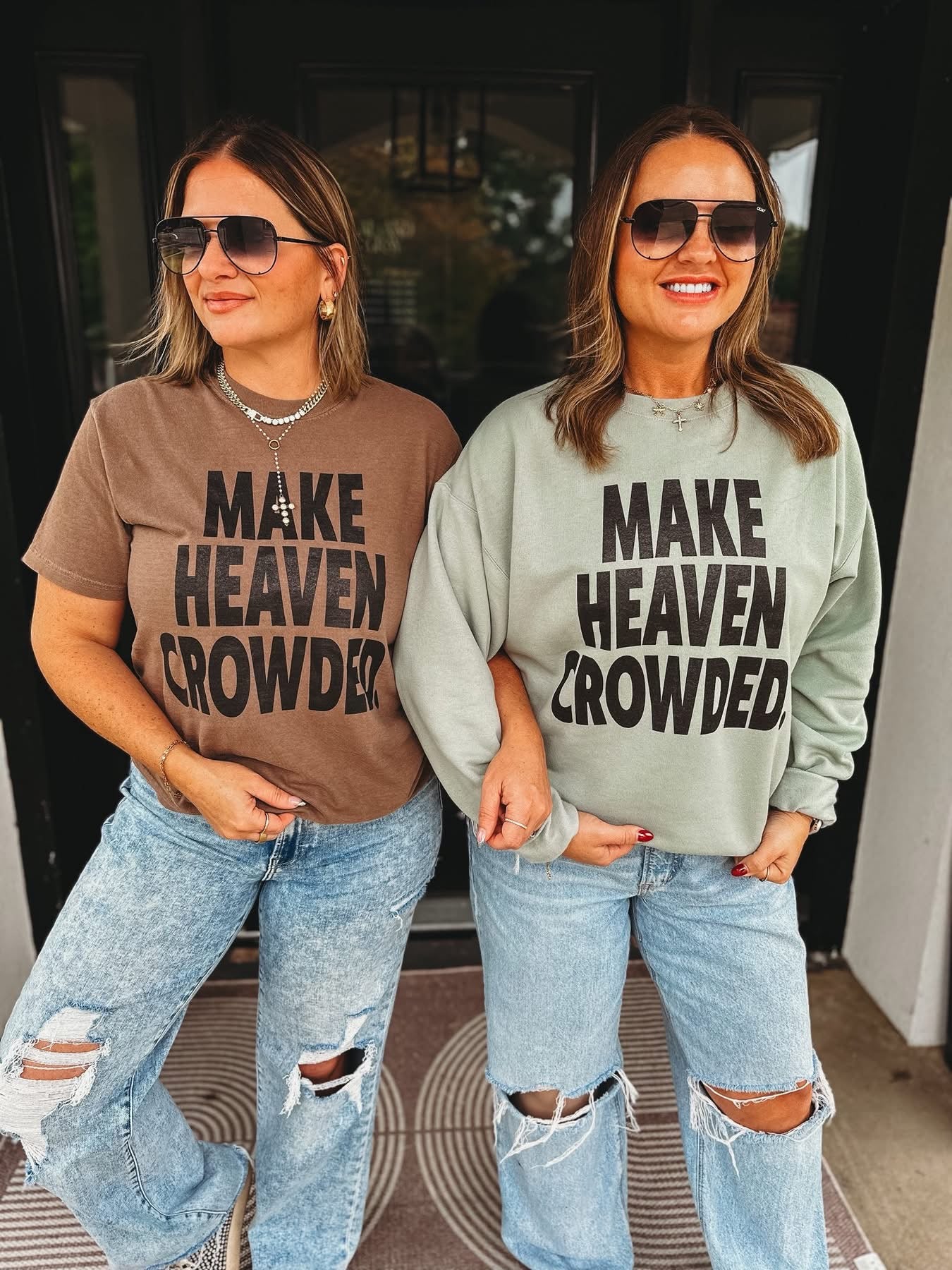 Make Heaven Crowded Neutral Tee