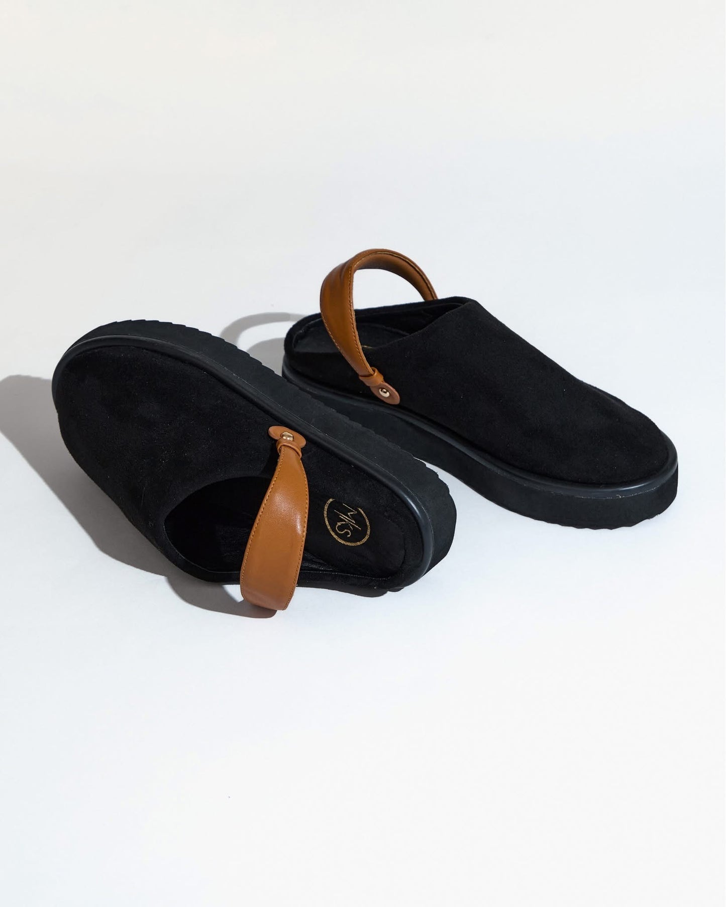 Quinn Black Clogs