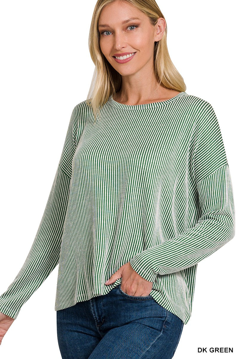 (S/M) Revel Ribbed Top