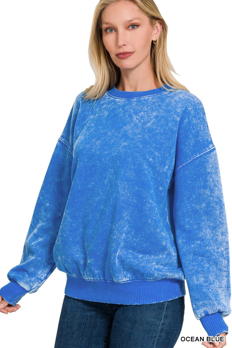 (S & M) Acid Wash Sweatshirt