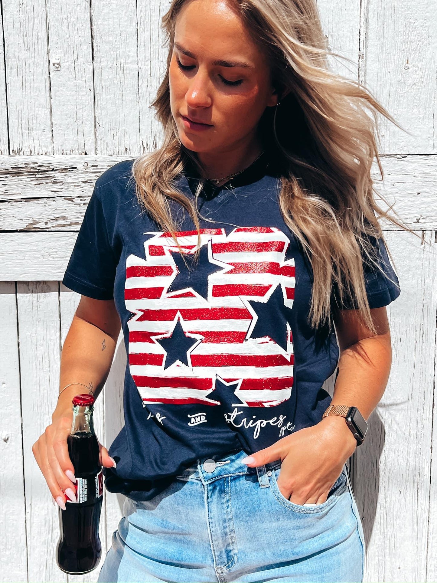 (S) Stars & Stripes Tee
