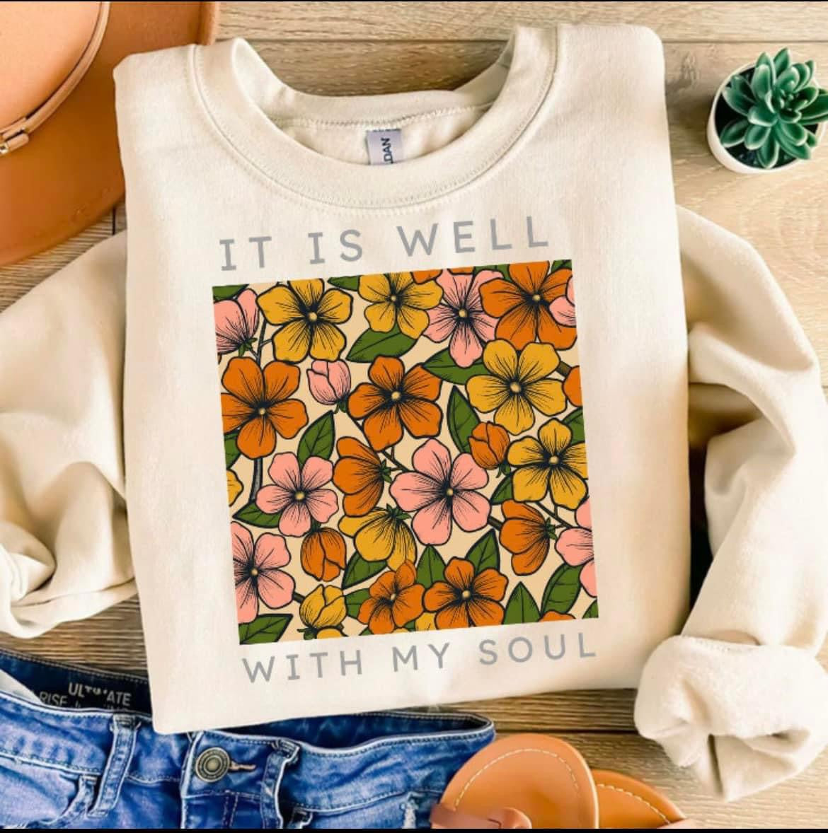 (3X) It Is Well Sweatshirt