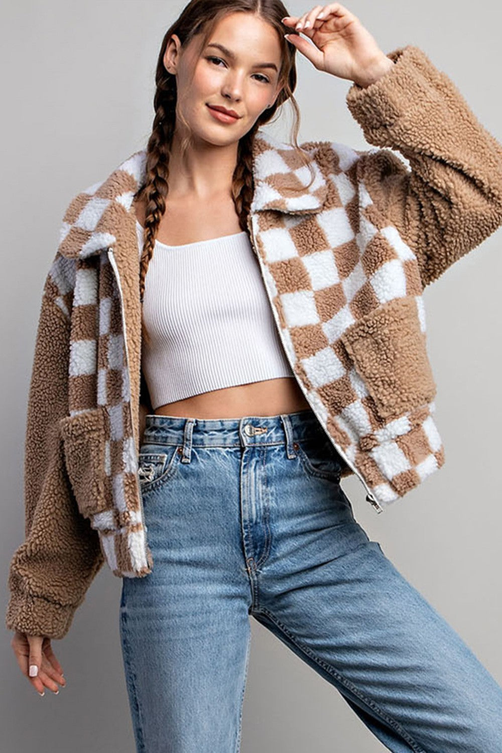 Calli Checkered Jacket