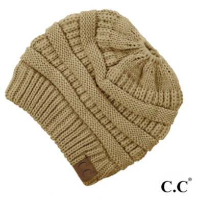 Messy Bun Beanie