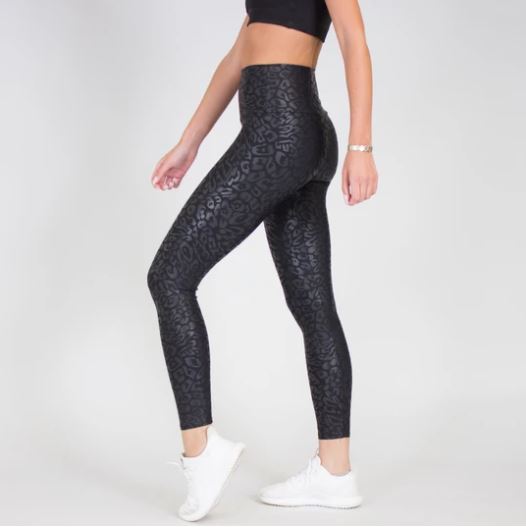 (3X)Leopard Matte Liquid Leggings