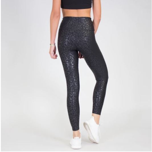 (3X)Leopard Matte Liquid Leggings