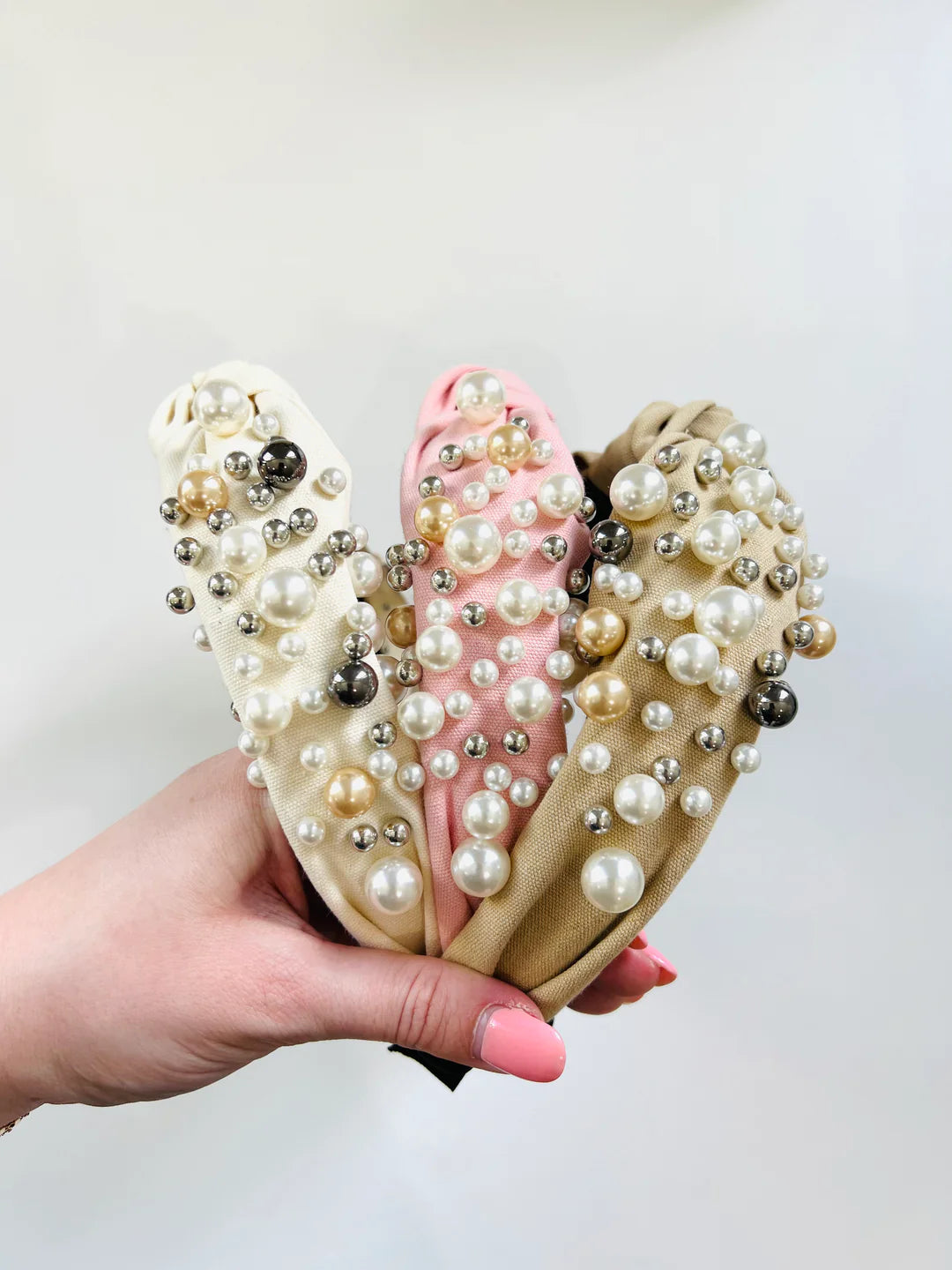 Mixed Pearl Headband