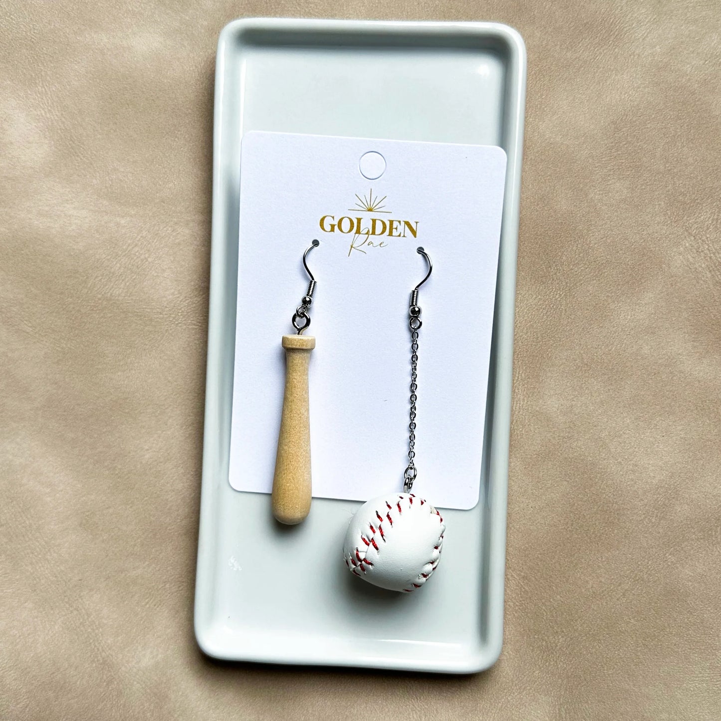 Baseball Earrings