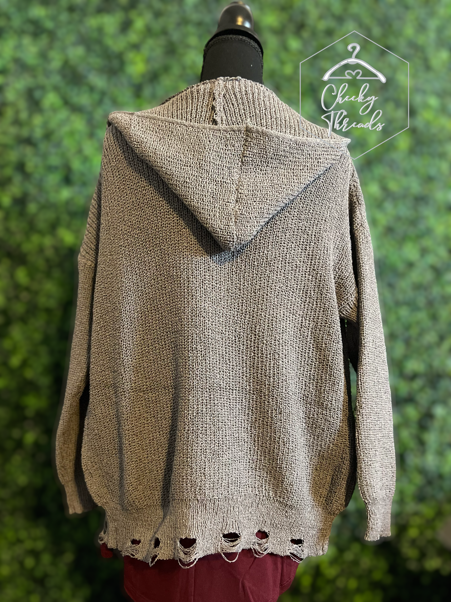 (S & 1X) Taupe Sawyer Distressed Jacket