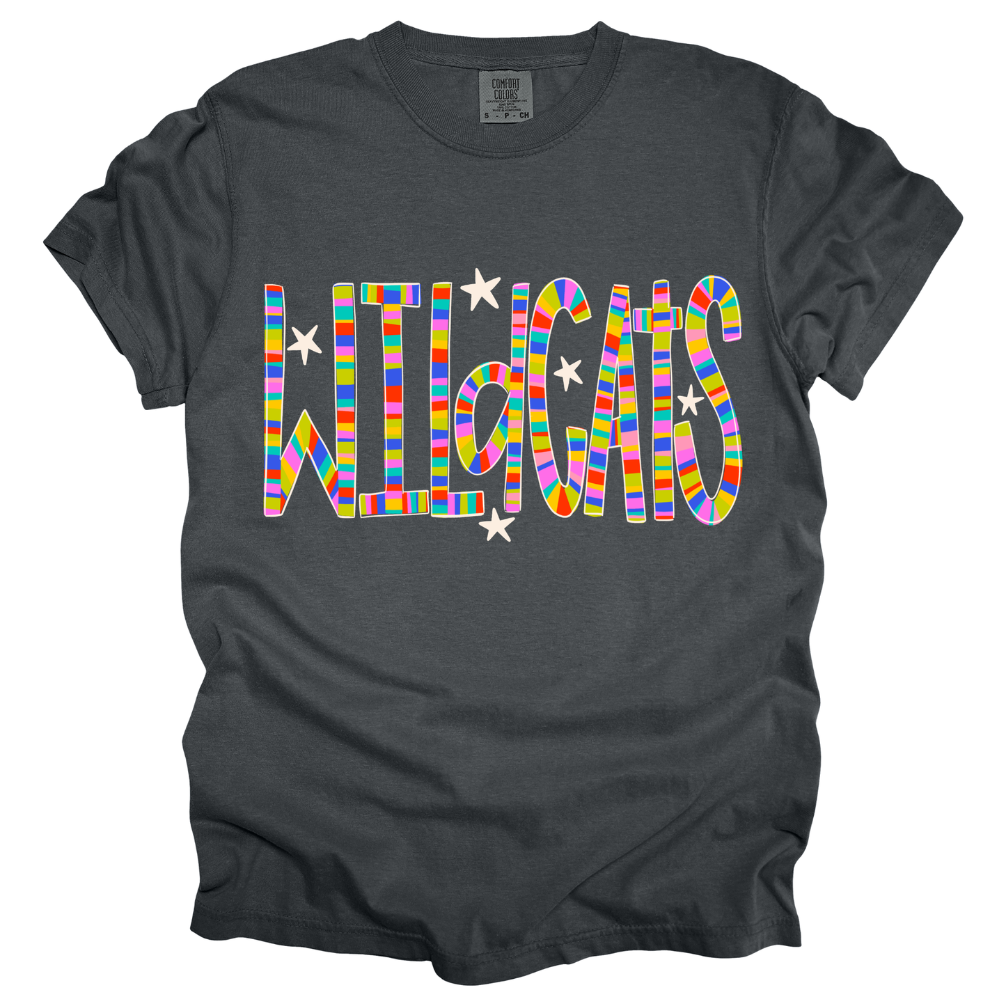 Custom Large Colorful Stripe - Comfort Colors