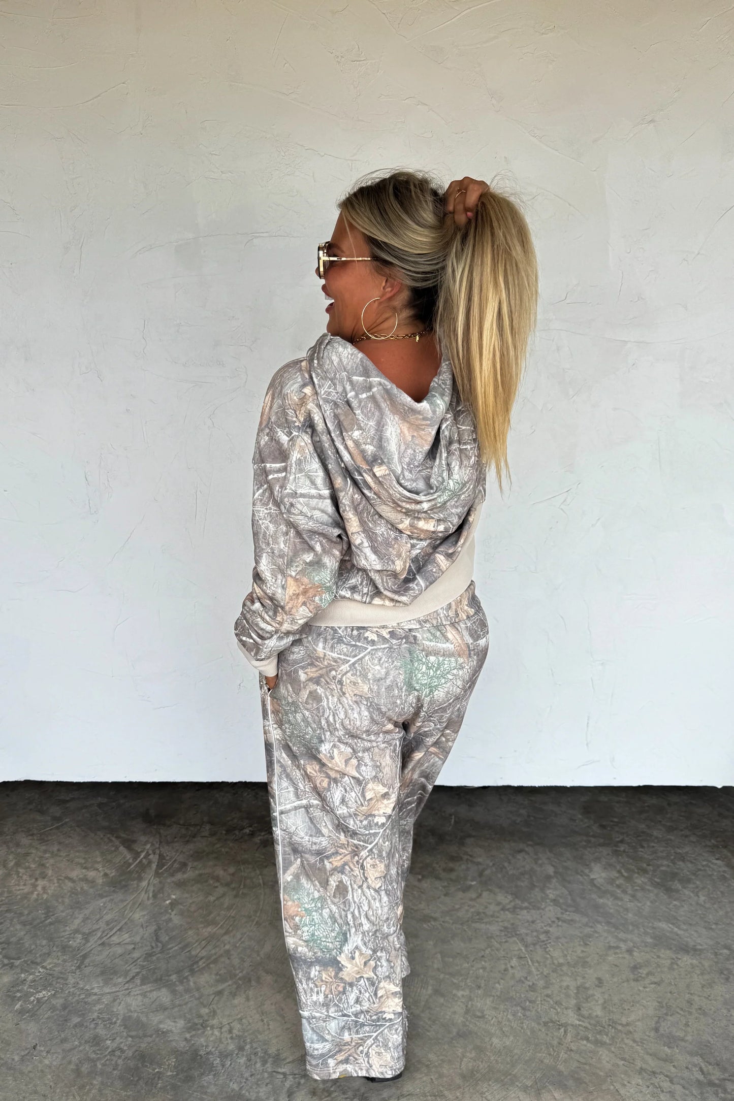 Drift Away Wide Leg Joggers & Pullover Set