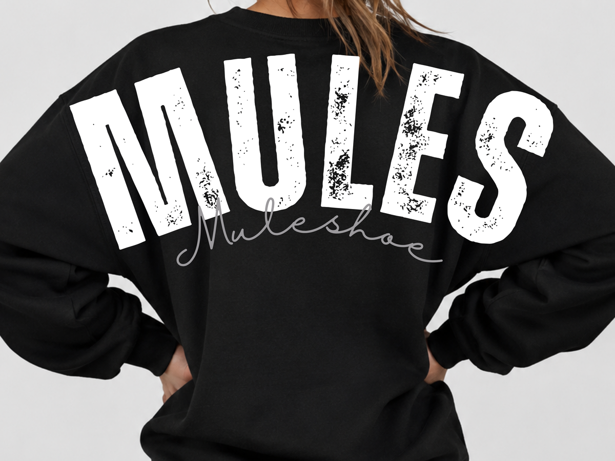Large Print Muleshoe