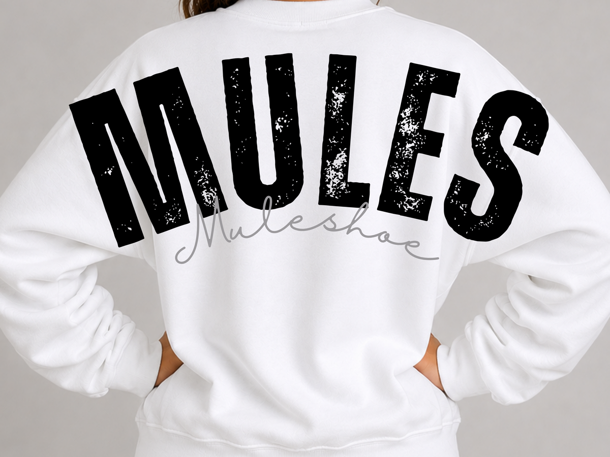 Large Print Muleshoe