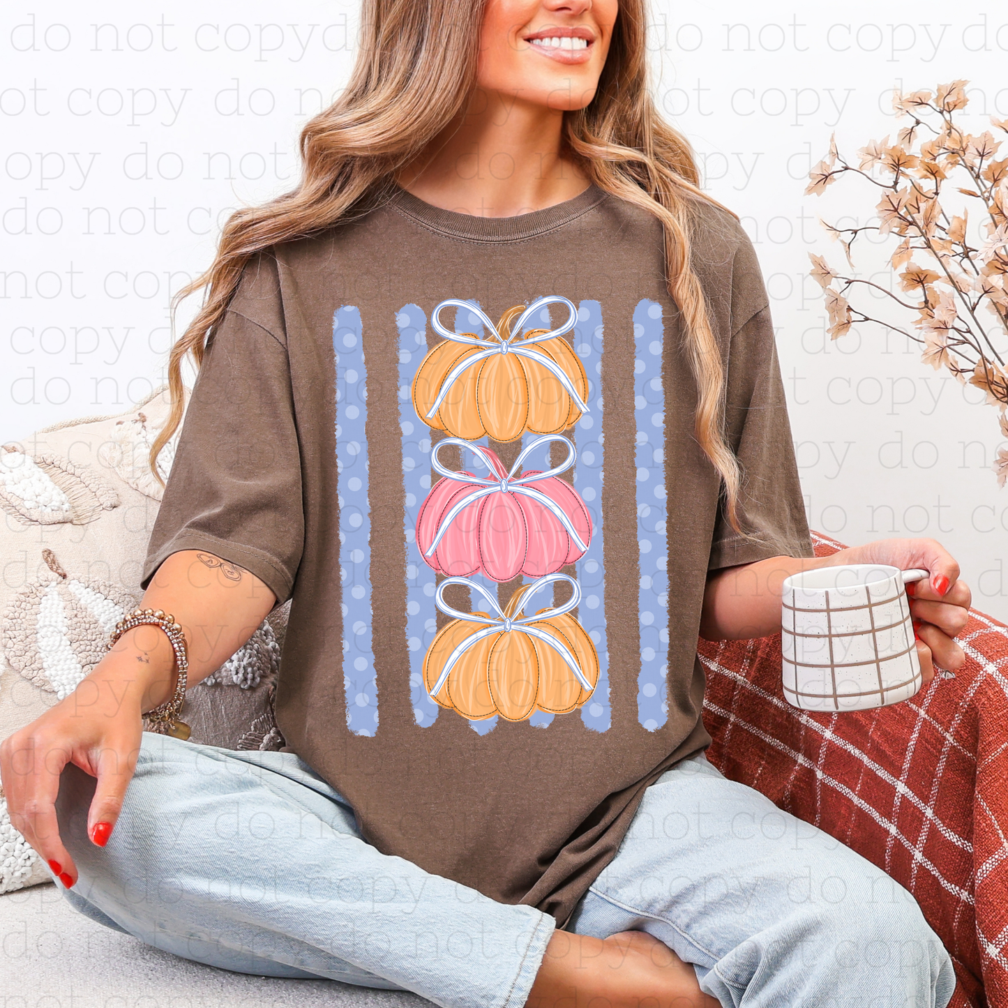 Stacked Coquette Pumpkins - Comfort Colors