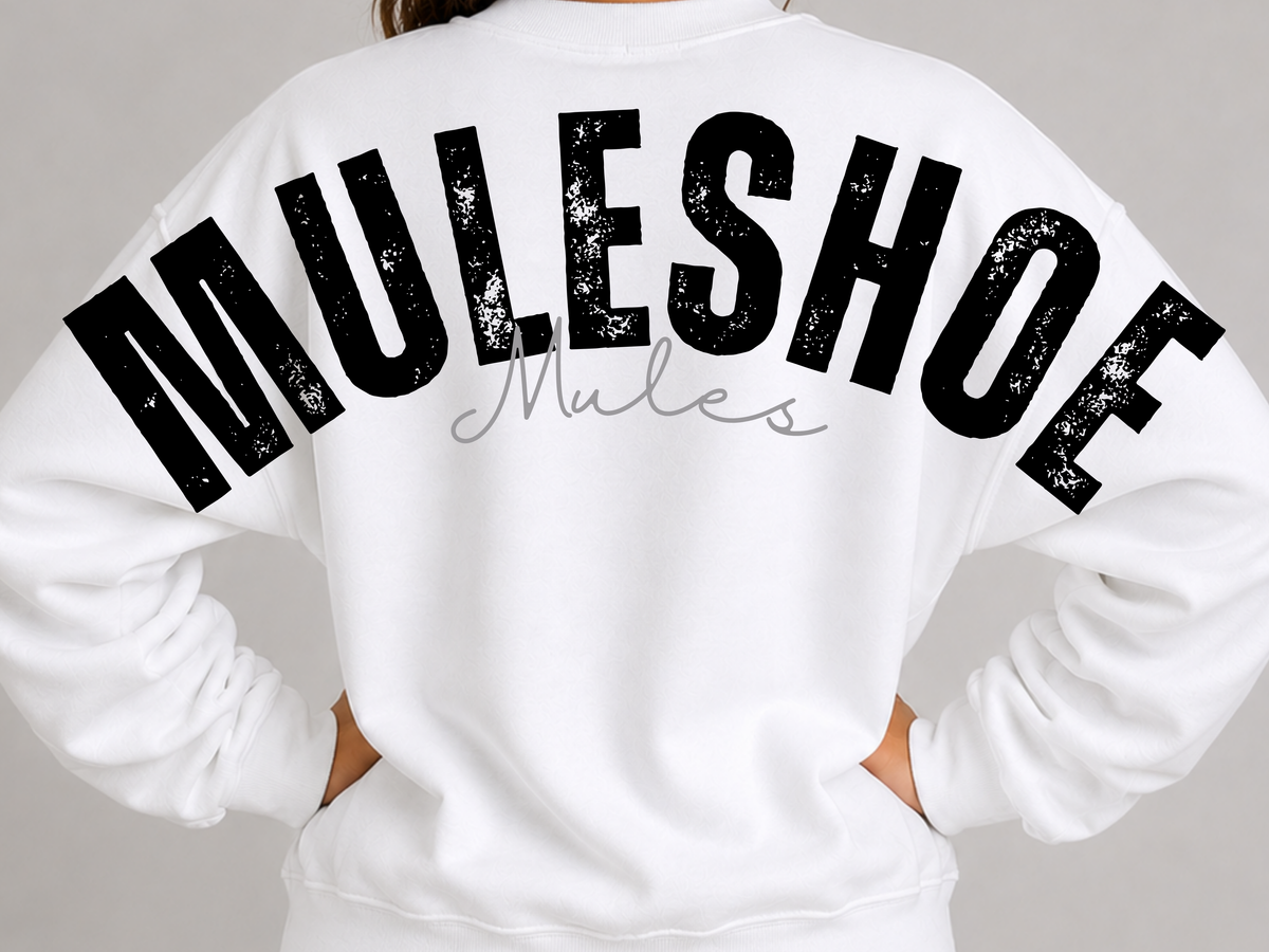 Large Print Muleshoe