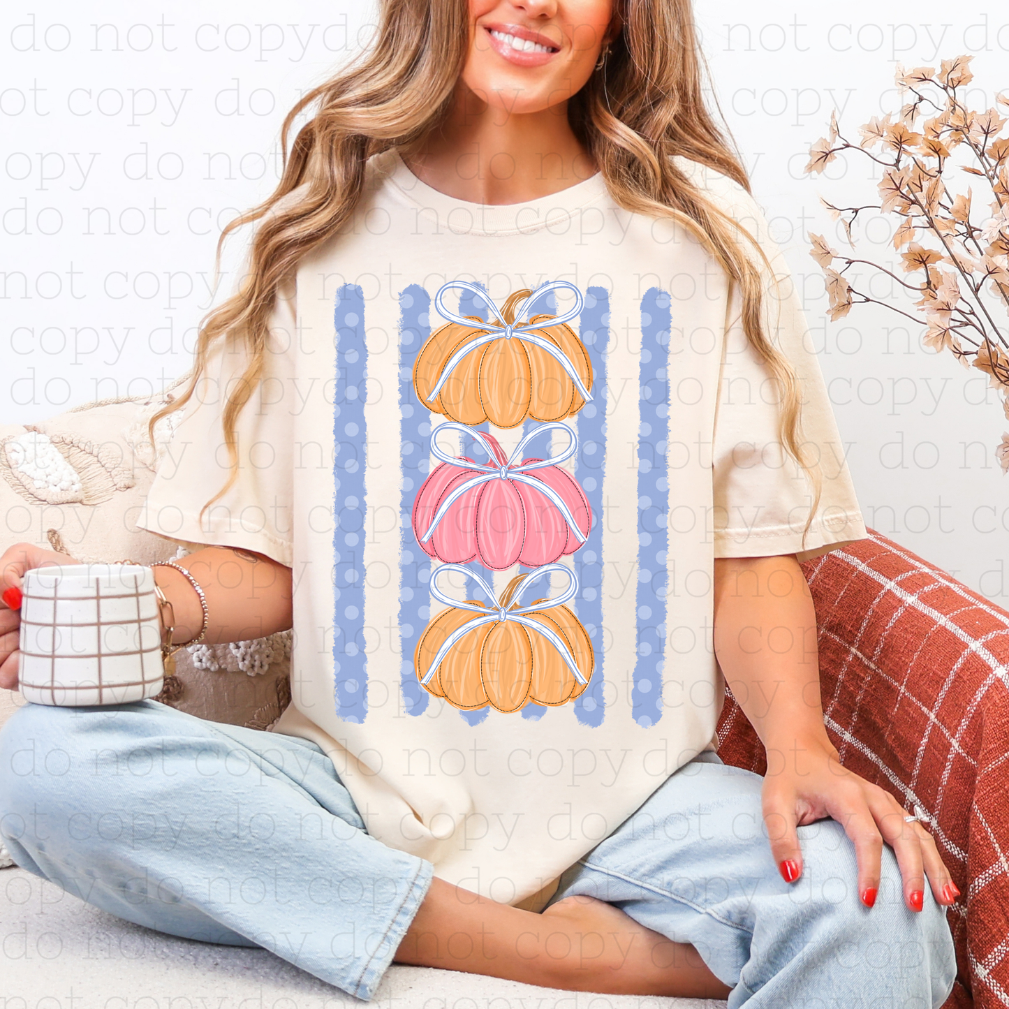 Stacked Coquette Pumpkins - Comfort Colors
