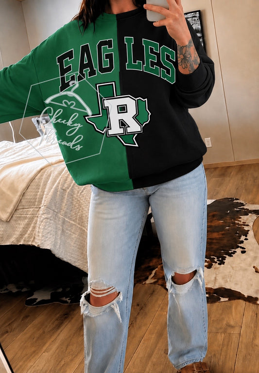 Split Sweatshirt - Ropes