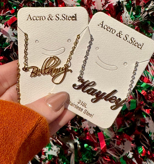 Custom Name Necklace *Pre Order* - DEAL DAYS