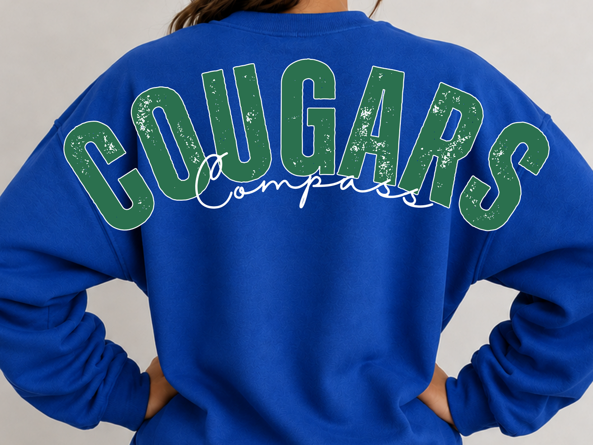 Large Print Compass Cougars