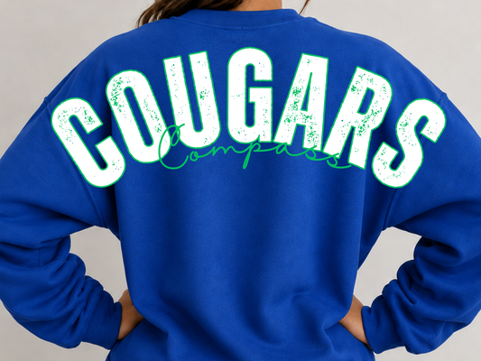 Large Print Compass Cougars