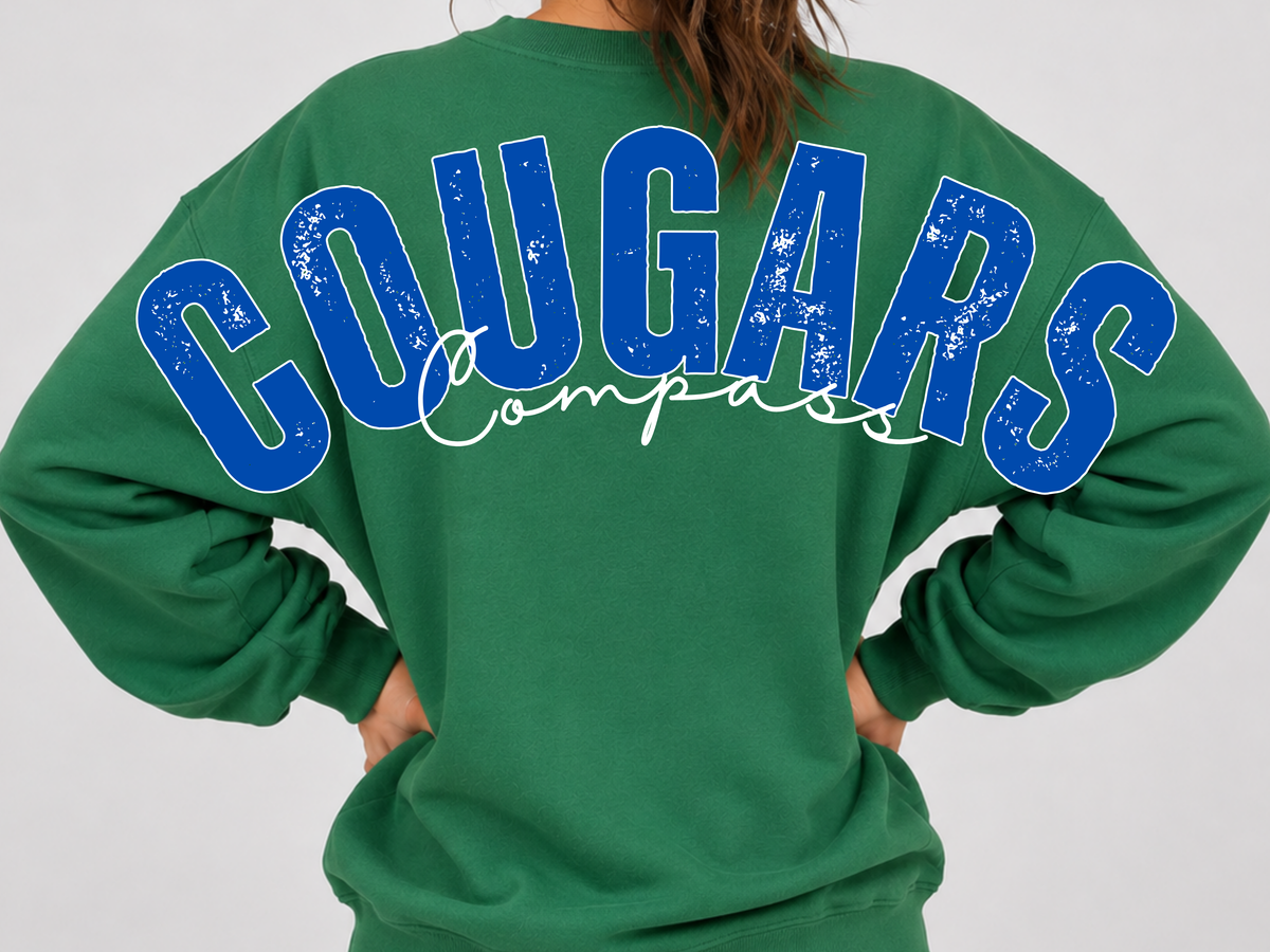 Large Print Compass Cougars