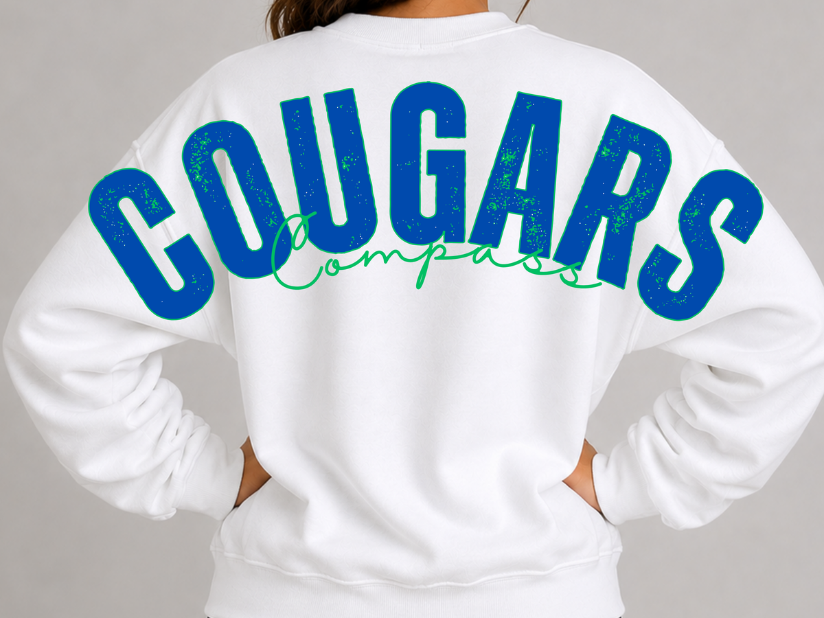 Large Print Compass Cougars