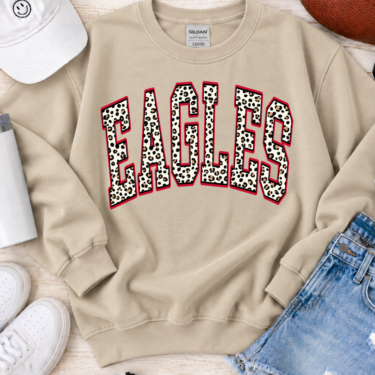 Leopard - Eagles (red)