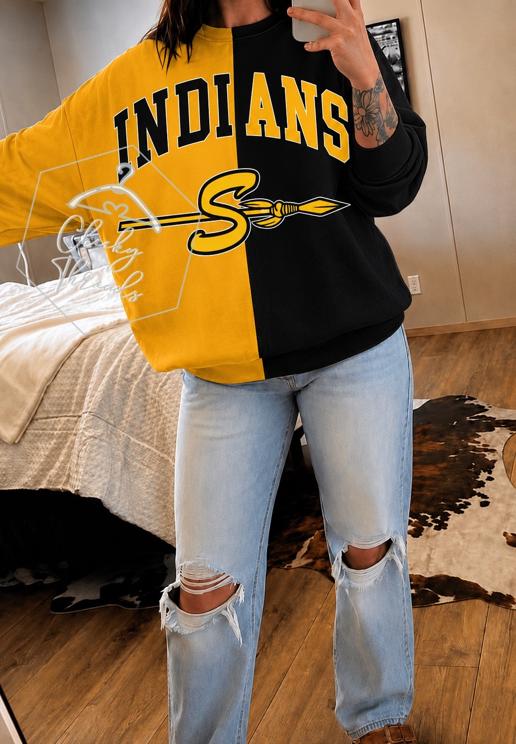 Split Sweatshirt - Seminole Indians