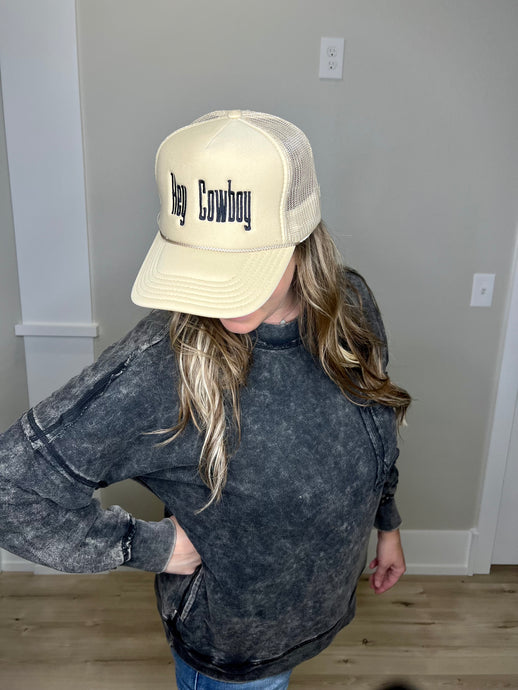 Hey Cowboy Trucker Hat