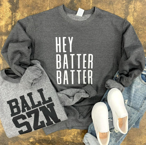 Preorder - Reversible Hey Batter Batter Sweatshirt