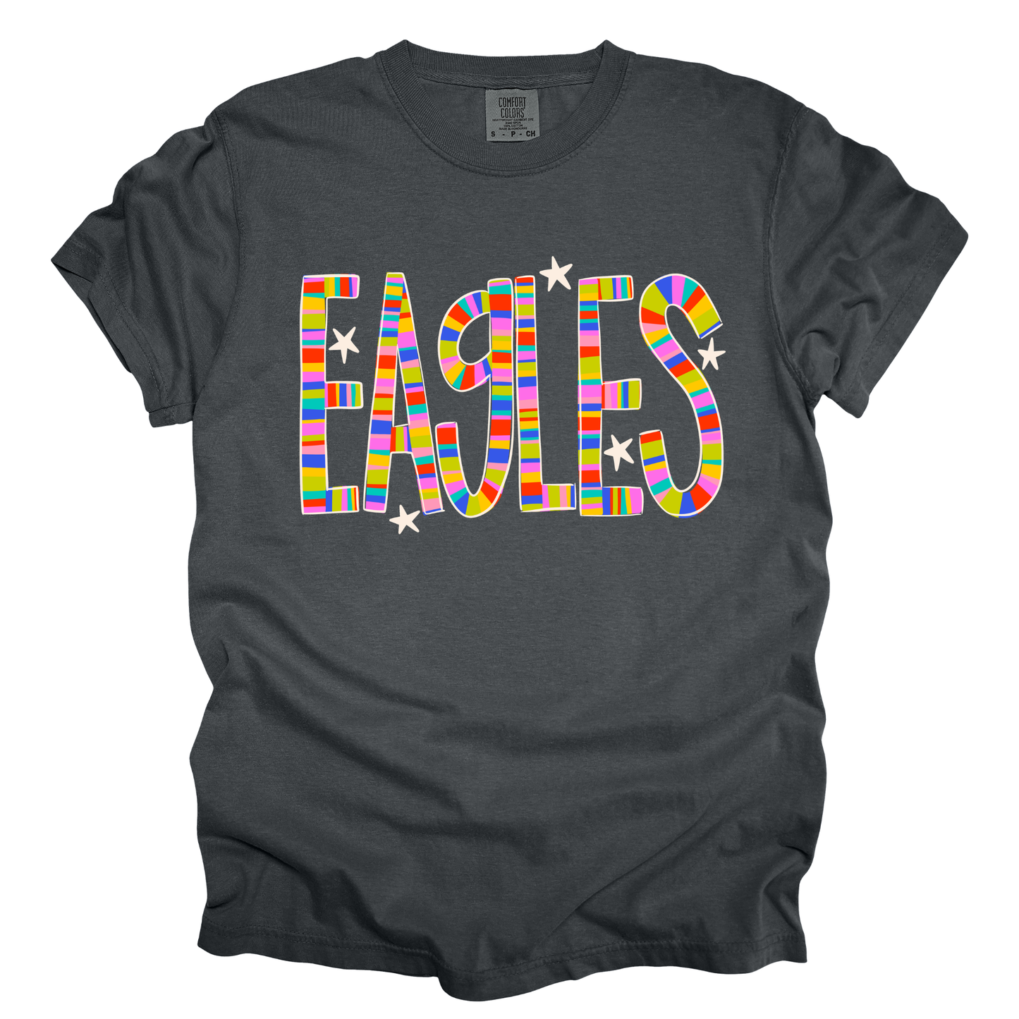 Custom Large Colorful Stripe - Comfort Colors