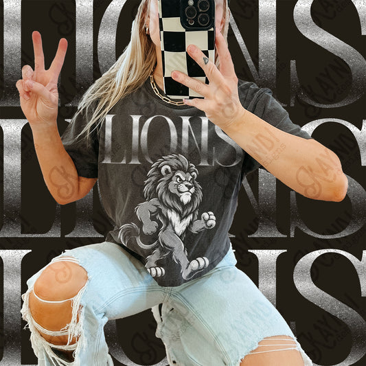 Halftone Lions