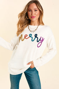 Merry Tinsel Sweater