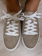 Load image into Gallery viewer, Corky’s Sparkle Sneakers (Gold)