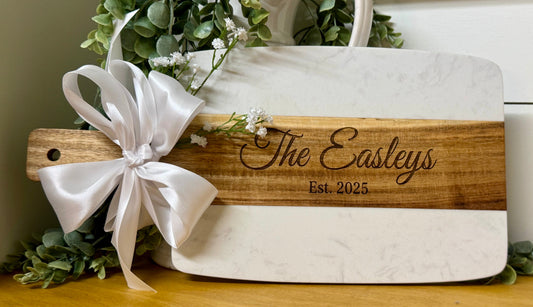 Custom Marble Wooden Cutting Board - Deal Days