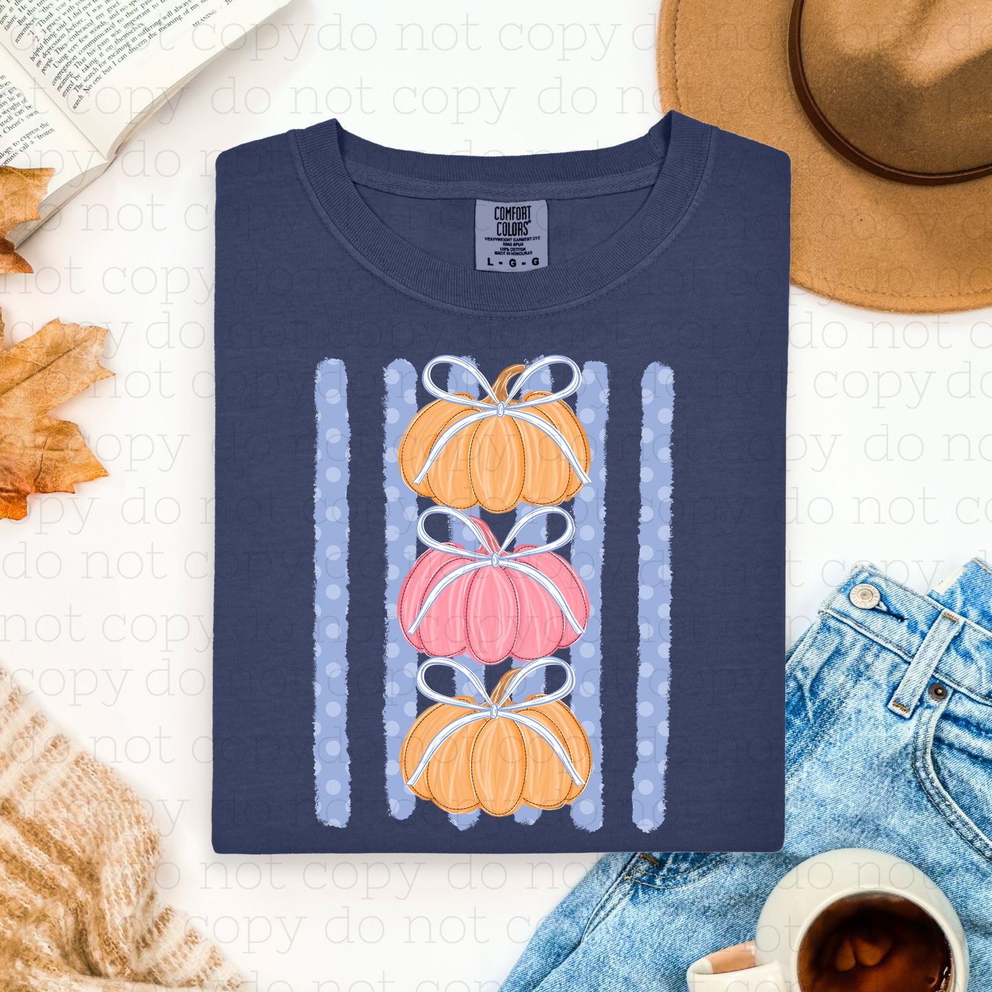 Stacked Coquette Pumpkins - Comfort Colors