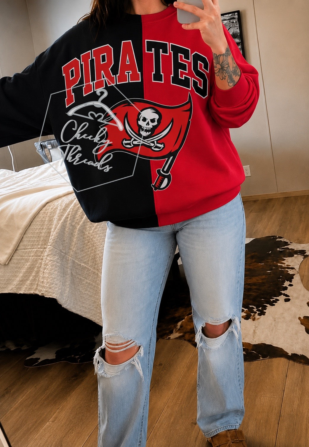 Split Sweatshirt - Cooper Pirates