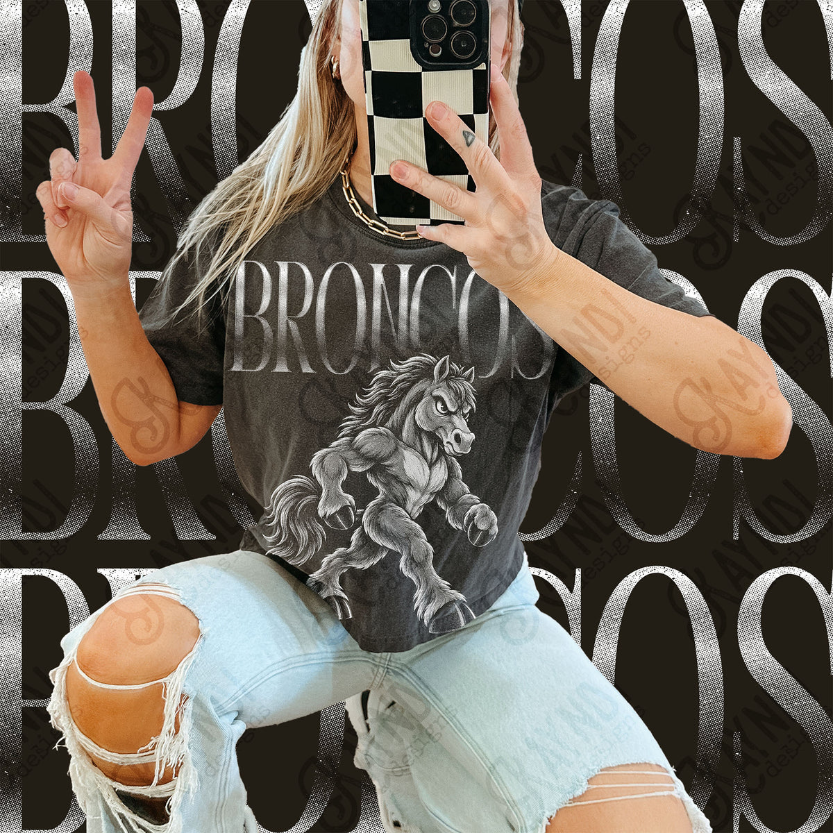 Halftone Broncos