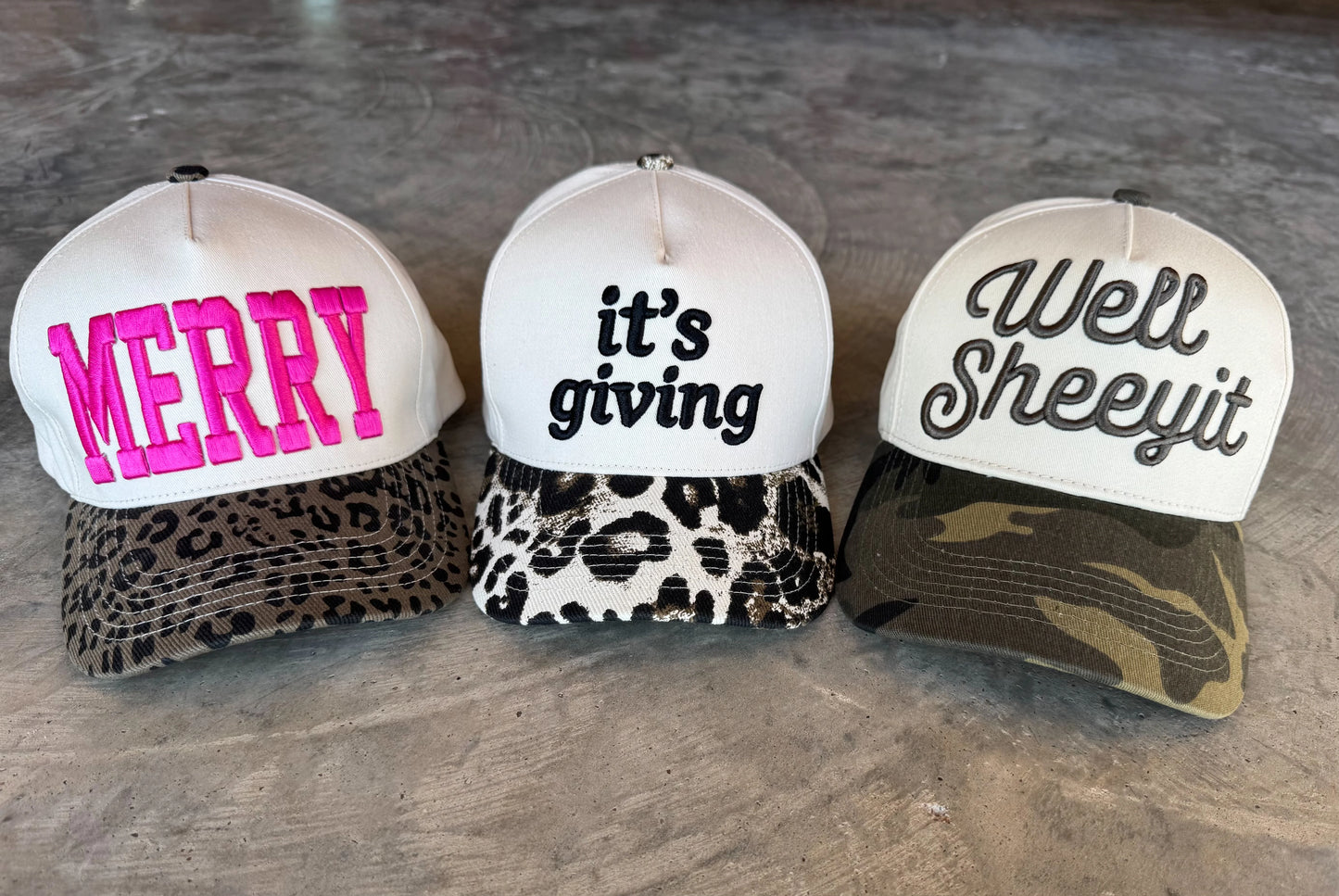 It’s Giving Leopard Trucker Hat