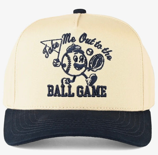 Take me out to the ball game C.C hat