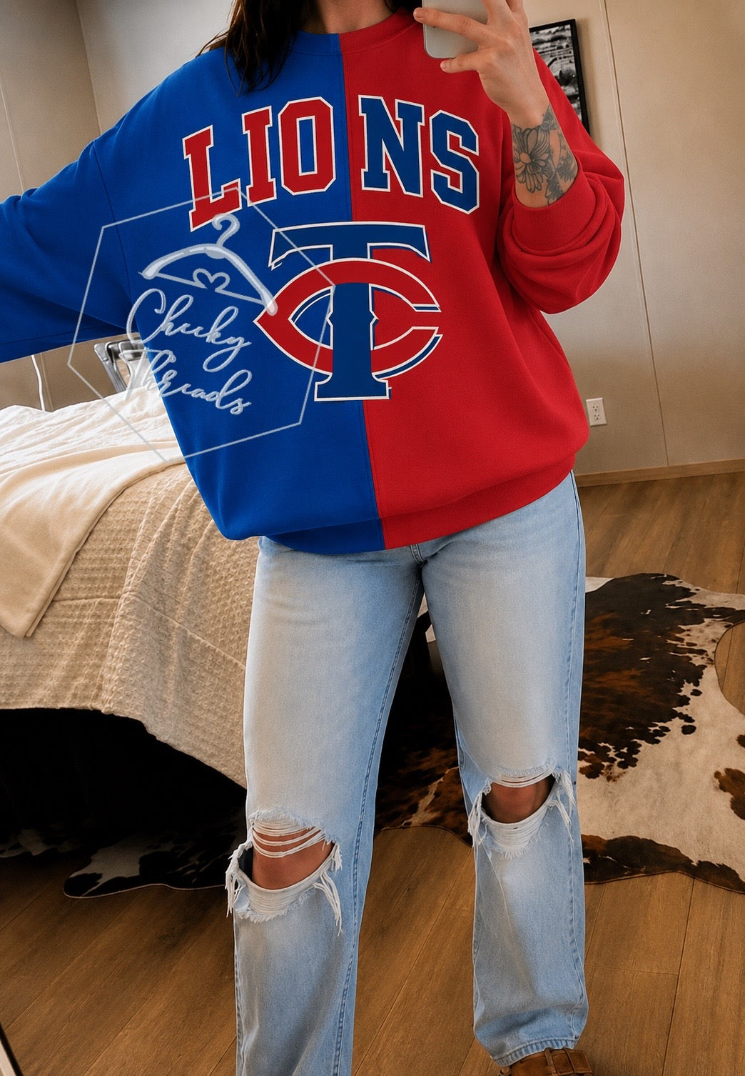 Split Sweatshirt - Trinity Christian