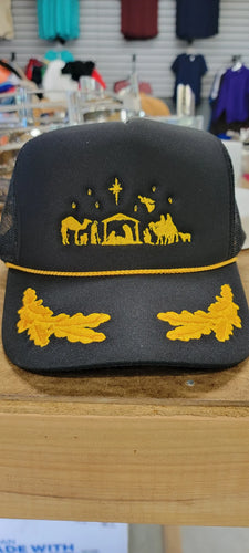 Nativity Embroidered Trucker Hat
