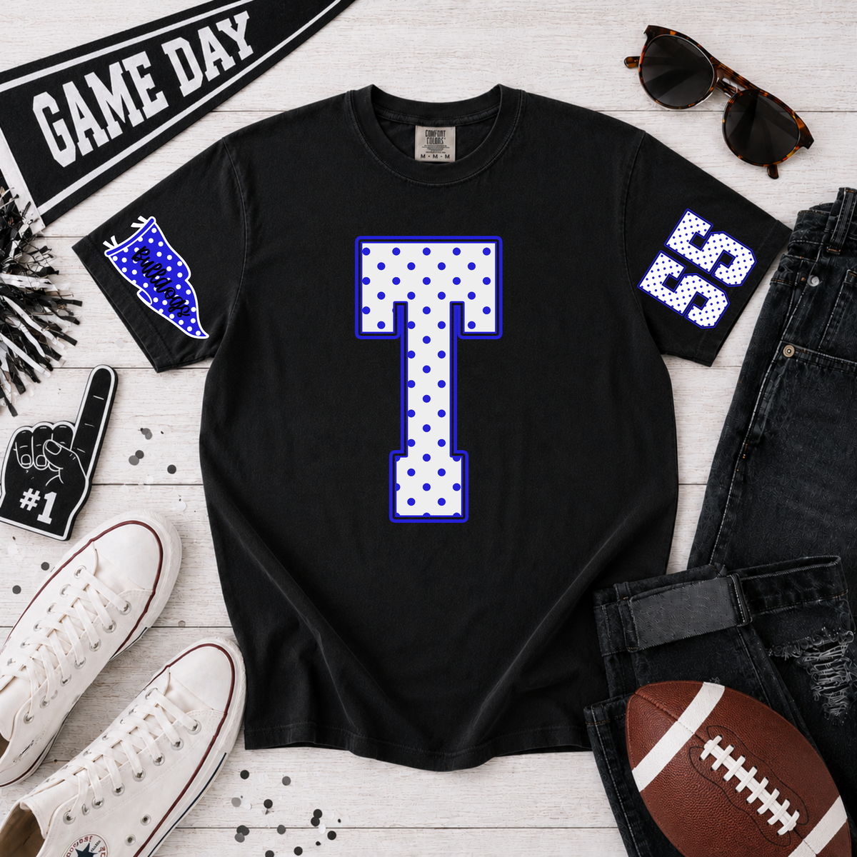 Polka Dot Spirit Tee - Tahoka
